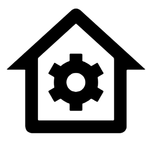 Home Gear Line Icon from Remix Line Set