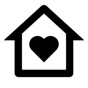 Home Heart Line Icon from Remix Line Set