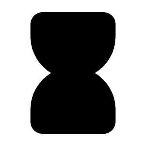 Hourglass Icon from Tabler Filled Set
