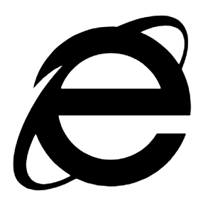 Ie Line Icon from Remix Line Set