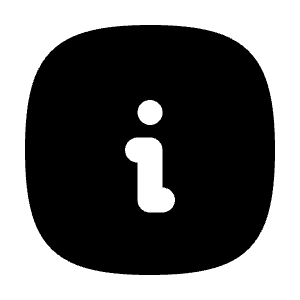 Info Square Rounded Icon from Tabler Filled Set