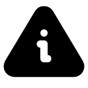 Info Triangle Icon from Tabler Filled Set