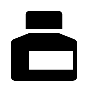 Ink Bottle Fill Icon from Remix Fill Set
