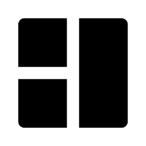 Layout 4 Fill Icon from Remix Fill Set