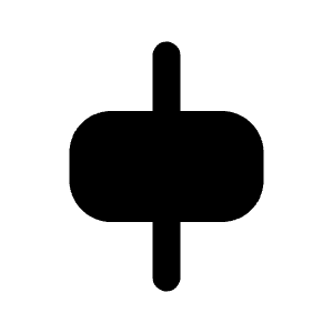 Layout Align Center Icon from Tabler Filled Set