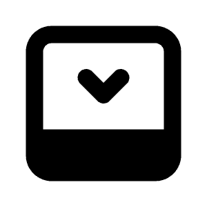 Layout Bottombar Collapse Icon from Tabler Filled Set