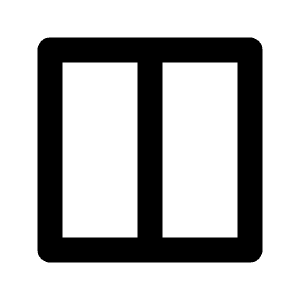 Layout Column Line Icon from Remix Line Set