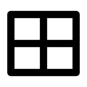 Layout Grid Line Icon from Remix Line Set
