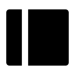 Layout Left Fill Icon from Remix Fill Set