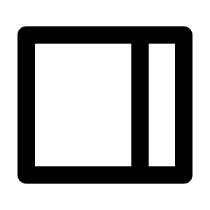Layout Right Line Icon from Remix Line Set