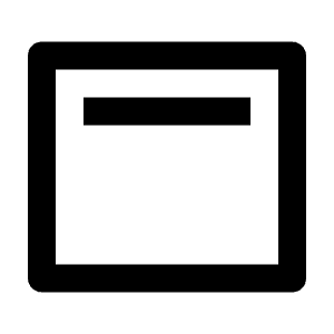 Layout Top 2 Line Icon from Remix Line Set