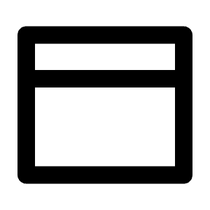 Layout Top Line Icon from Remix Line Set