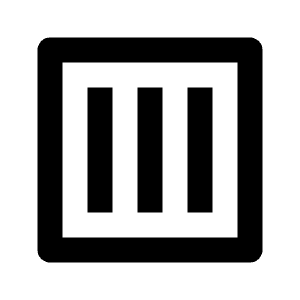 Layout Vertical Line Icon from Remix Line Set