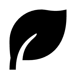 Leaf Fill Icon from Remix Fill Set