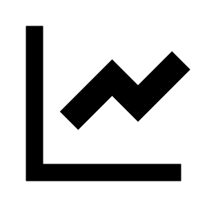 Line Chart Fill Icon from Remix Fill Set