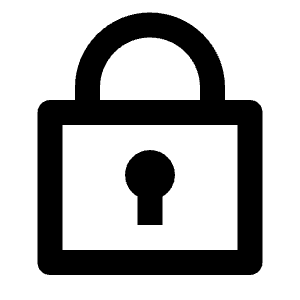 Lock 2 Line Icon from Remix Line Set