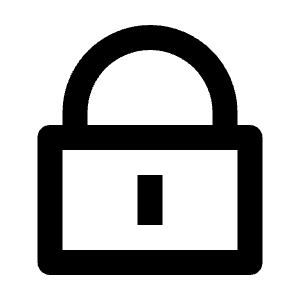 Lock Line Icon from Remix Line Set