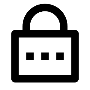 Lock Password Line Icon from Remix Line Set
