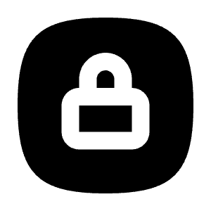 Lock Square Rounded Icon from Tabler Filled Set