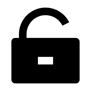 Lock Unlock Fill Icon from Remix Fill Set