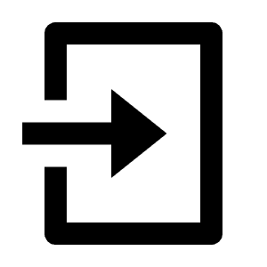 Login Box Line Icon from Remix Line Set