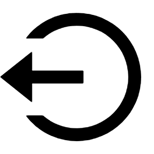 Logout Circle Line Icon from Remix Line Set