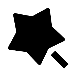 Magic Fill Icon from Remix Fill Set