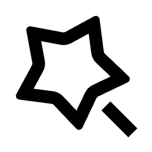 Magic Line Icon from Remix Line Set