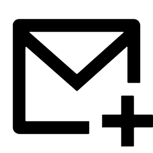 Mail Add Line Icon from Remix Line Set