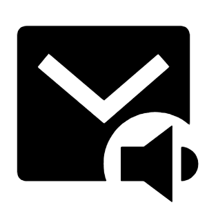 Mail Volume Fill Icon from Remix Fill Set