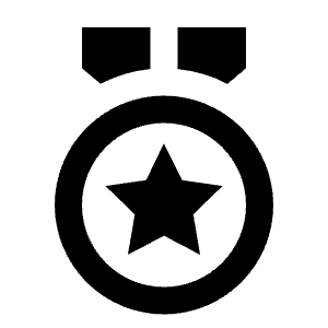 Medal Line Icon from Remix Line Set