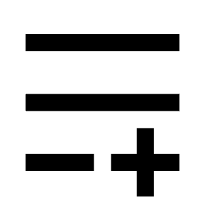 Menu Add Line Icon from Remix Line Set