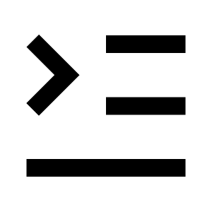 Menu Fold 2 Line Icon from Remix Line Set