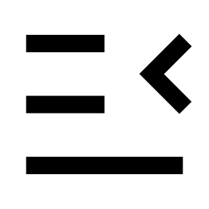 Menu Unfold 2 Line Icon from Remix Line Set