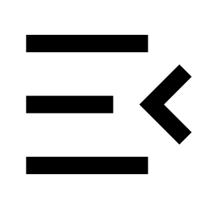 Menu Unfold 4 Line Icon from Remix Line Set
