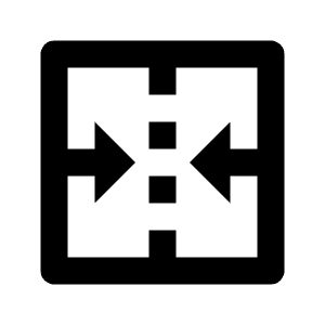 Merge Cells Horizontal Icon from Remix Line Set