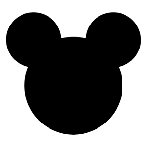 Mickey Fill Icon from Remix Fill Set