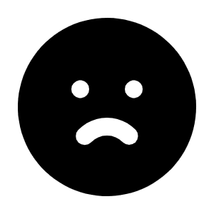 Mood Sad Icon from Tabler Filled Set