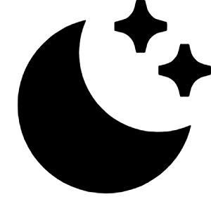 Moon Clear Fill Icon from Remix Fill Set