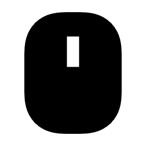 Mouse Fill Icon from Remix Fill Set