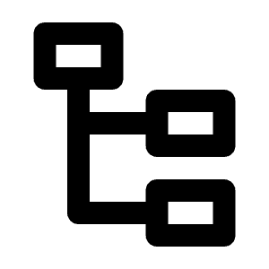 Node Tree Icon from Remix Line Set