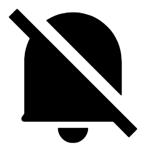 Notification Off Fill Icon from Remix Fill Set