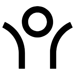 Open Arm Line Icon from Remix Line Set