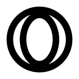 Opera Line Icon from Remix Line Set