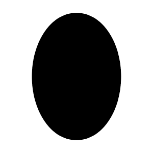 Oval Icon from Tabler Filled Set