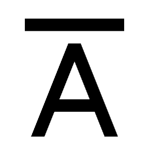 Overline Icon from Remix Line Set