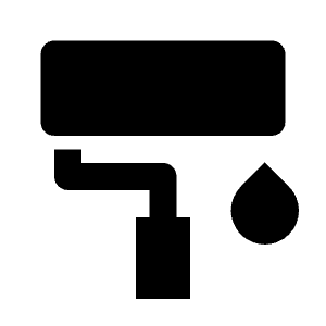Paint Brush Fill Icon from Remix Fill Set