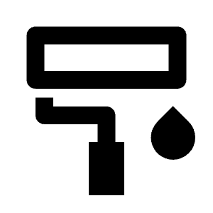Paint Brush Line Icon from Remix Line Set