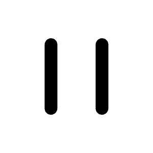 Pause Mini Line Icon from Remix Line Set