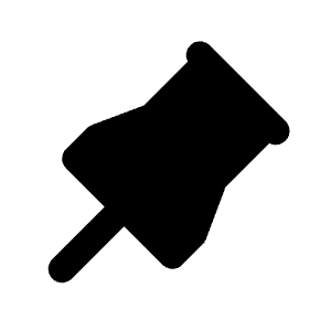 Pin Icon from Tabler Filled Set